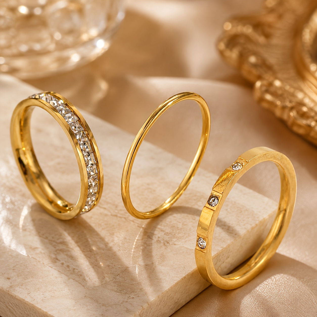4pc Outfit Jewelry Set, Multi-Piece Stackable Accessories